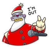 Robo Santa WhatsApp Sticker #23