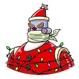 Robo Santa WhatsApp Sticker #24