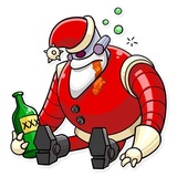Robo Santa WhatsApp Sticker #7