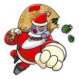 Robo Santa WhatsApp Sticker #8