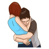 Romantic Couple in Love WhatsApp Sticker #19