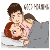 Romantic Couple in Love WhatsApp Sticker #2