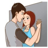 Romantic Couple in Love WhatsApp Sticker #25