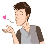 Romantic Couple in Love WhatsApp Sticker #27