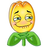 Romatic Flowers WhatsApp Sticker #21