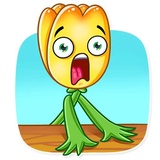 Romatic Flowers WhatsApp Sticker #4