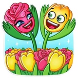 Romatic Flowers WhatsApp Sticker #5