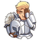 Romantic Knight WhatsApp Sticker #11