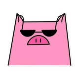 Russian Pig WhatsApp Sticker #12