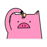 Russian Pig WhatsApp Sticker #19