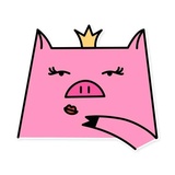 Russian Pig WhatsApp Sticker #2