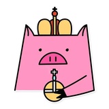 Russian Pig WhatsApp Sticker #21