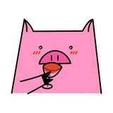 Russian Pig WhatsApp Sticker #6