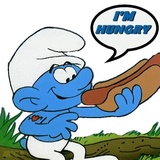 Smurf Puffy WhatsApp Sticker #12