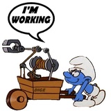 Smurf Puffy WhatsApp Sticker #14