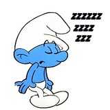 Smurf Puffy WhatsApp Sticker #18