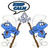 Smurf Puffy WhatsApp Sticker #26