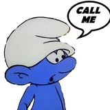 Smurf Puffy WhatsApp Sticker #3