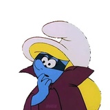 Smurf Puffy WhatsApp Sticker #30