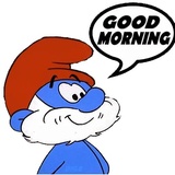 Smurf Puffy WhatsApp Sticker #4
