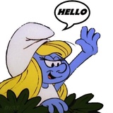Smurf Puffy WhatsApp Sticker #6