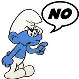 Smurf Puffy WhatsApp Sticker #9