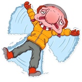 Sad Blobby WhatsApp Sticker #21