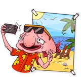 Sad Blobby WhatsApp Sticker #22