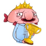 Sad Blobby WhatsApp Sticker #28