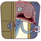 Sad Blobby WhatsApp Sticker #4