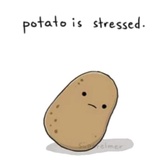 Sad Potato WhatsApp Sticker #10