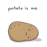 Sad Potato WhatsApp Sticker #11