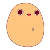 Sad Potato WhatsApp Sticker #15