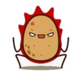 Sad Potato WhatsApp Sticker #16