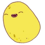 Sad Potato WhatsApp Sticker #17