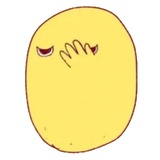 Sad Potato WhatsApp Sticker #18