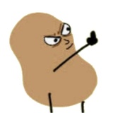 Sad Potato WhatsApp Sticker #26
