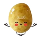 Sad Potato WhatsApp Sticker #27