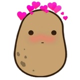 Sad Potato WhatsApp Sticker #29