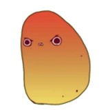 Sad Potato WhatsApp Sticker #4
