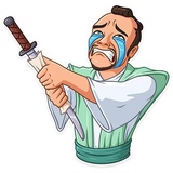 Samurai WhatsApp Sticker #12
