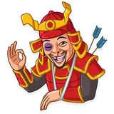 Samurai WhatsApp Sticker #18