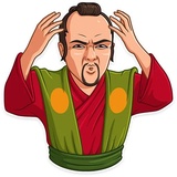 Samurai WhatsApp Sticker #19