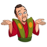 Samurai WhatsApp Sticker #21