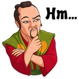 Samurai WhatsApp Sticker #22