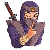Samurai WhatsApp Sticker #25
