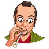 Samurai WhatsApp Sticker #9