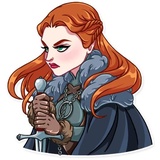 Sansa Stark WhatsApp Sticker #10