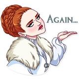 Sansa Stark WhatsApp Sticker #13