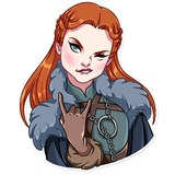 Sansa Stark WhatsApp Sticker #15